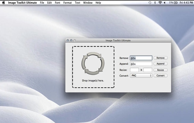 Image Toolkit Ultimate 1.0 : Main window