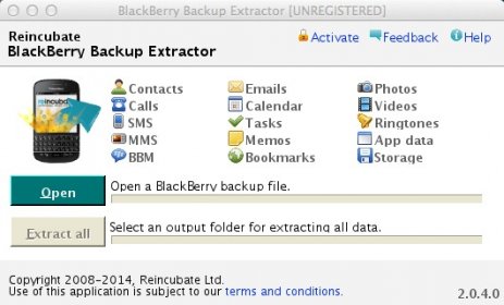 blackberry extractor for mac