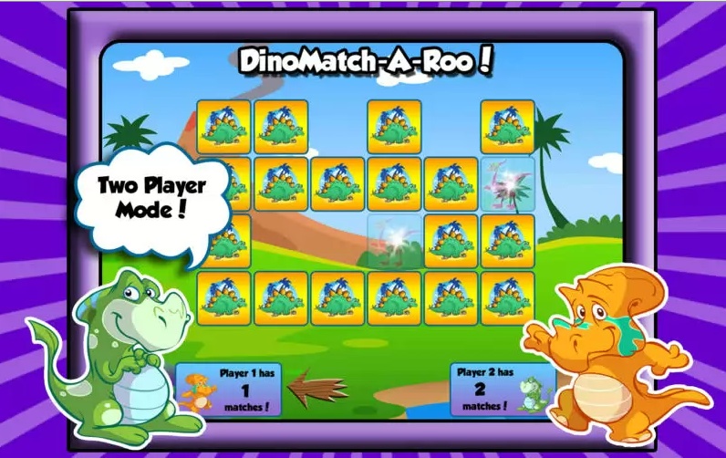 Dino Match-A-Roo 1.0 : Gameplay Window