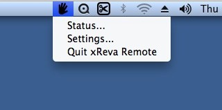 Xreva Remote 1.0 : Main Window