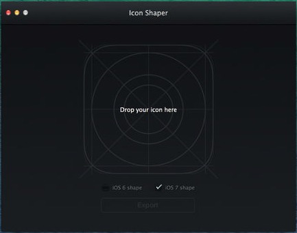 Icon Shaper 1.0 : Main window