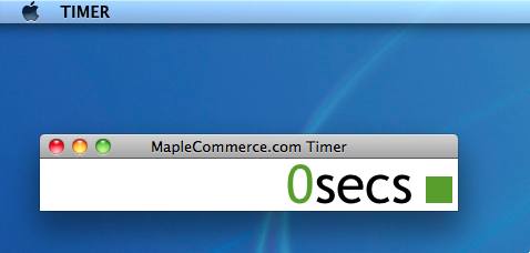 MapleTimer 1.0 : Main window