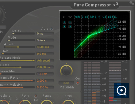 Pure Compressor II 2.0 : Main window