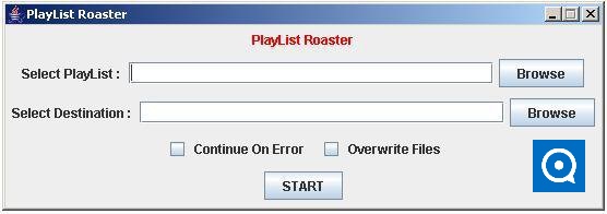 PlayList Roaster 1.0 : Mail Panel of Playlist Roaster