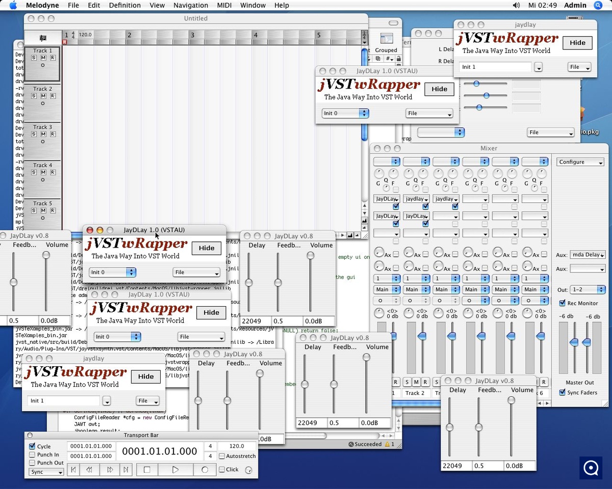 jVSTwRapper 1.0 : Main window