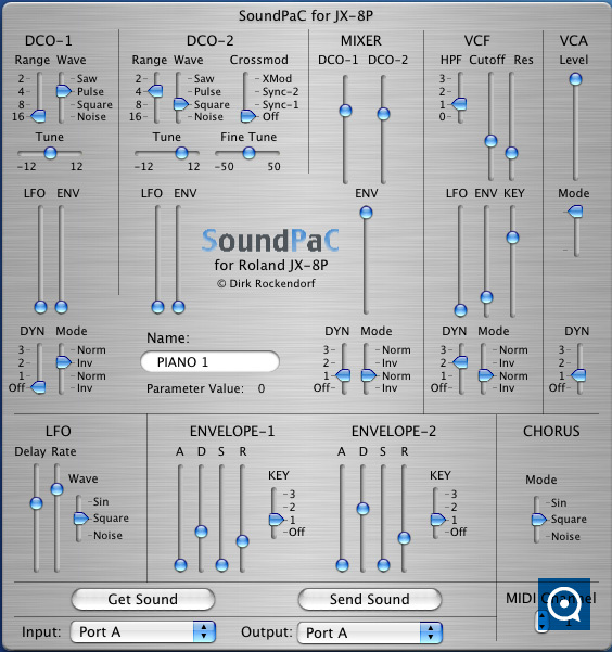 SoundPaC 1.0 : Main window