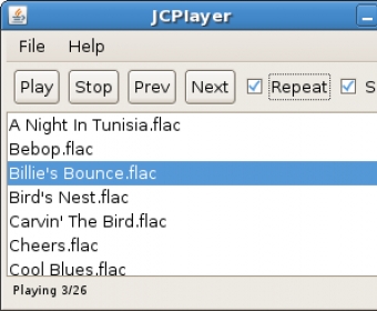 JCPlayer screenshot