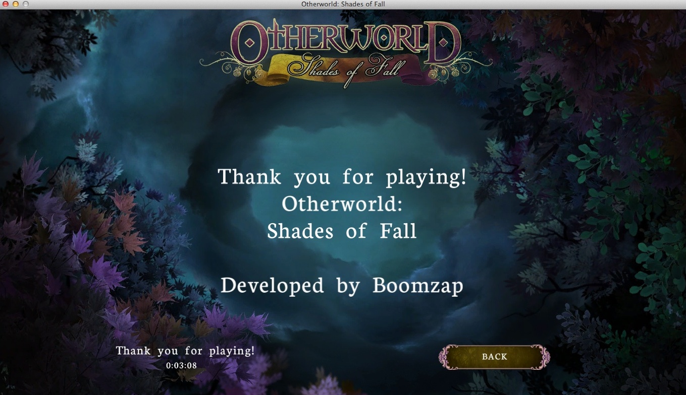 Otherworld: Shades of Fall : Credits Window