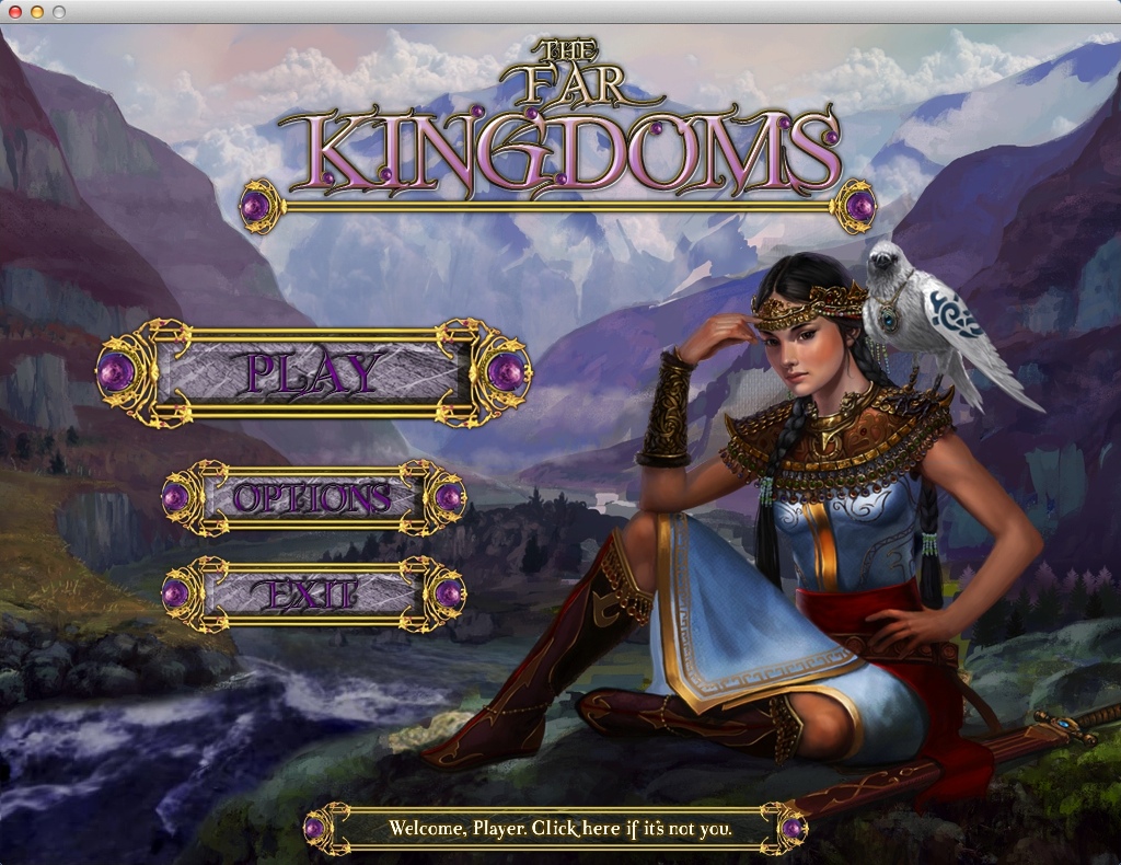 The Far Kingdoms 1.0 : Main Menu