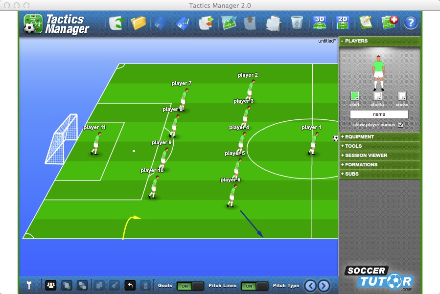 Tactics Manager 2.0 : Main window