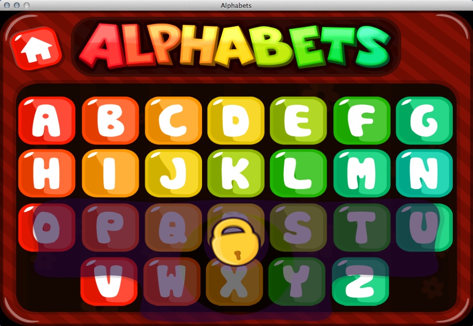 Alphabets by KLAP 1.0 : Selecting Letter