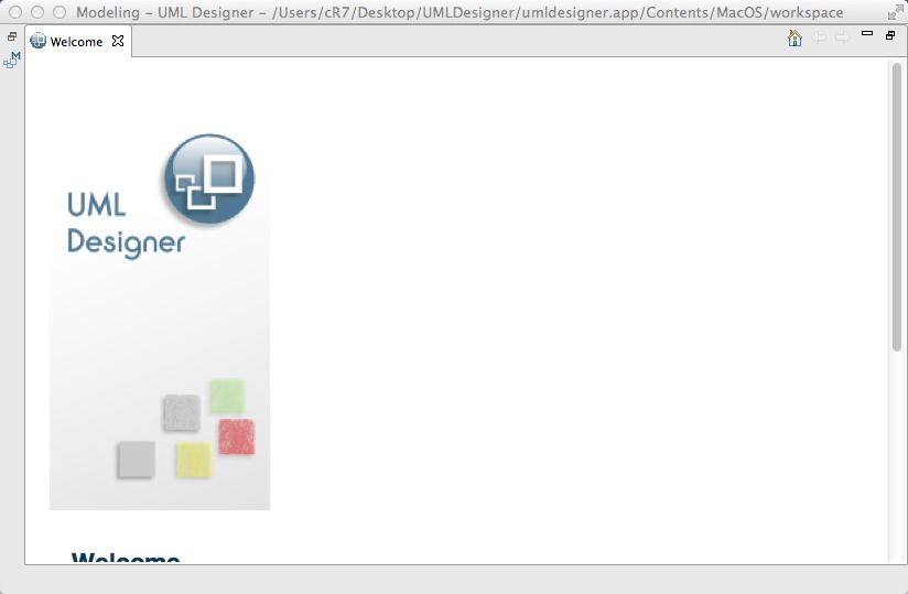 UML Designer 3.0 : Main window