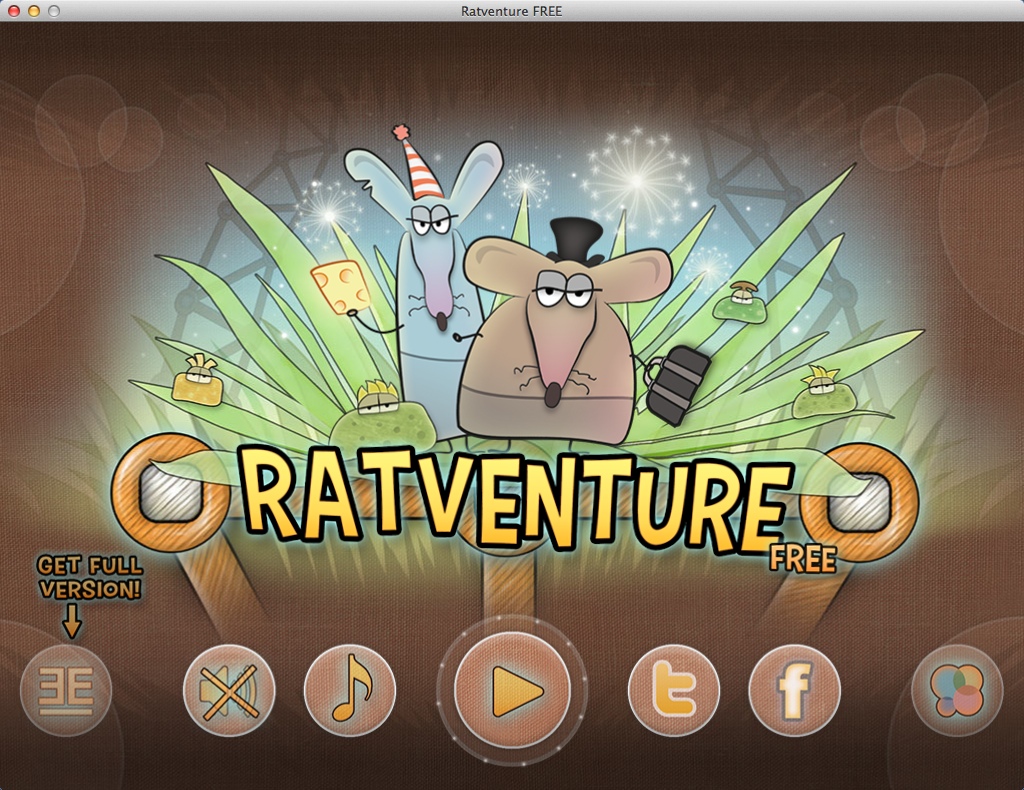 Ratventure 1.0 : Main Menu