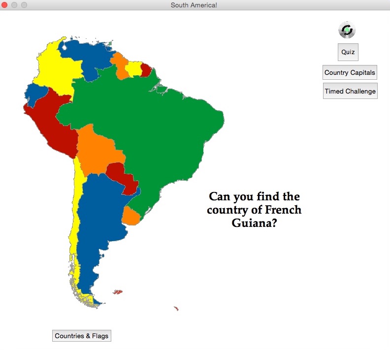 South America 1.3 : Taking Countries Quiz