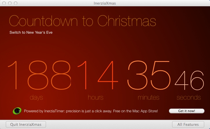 InerziaXmas 2.1 : Christmas Countdown Tool