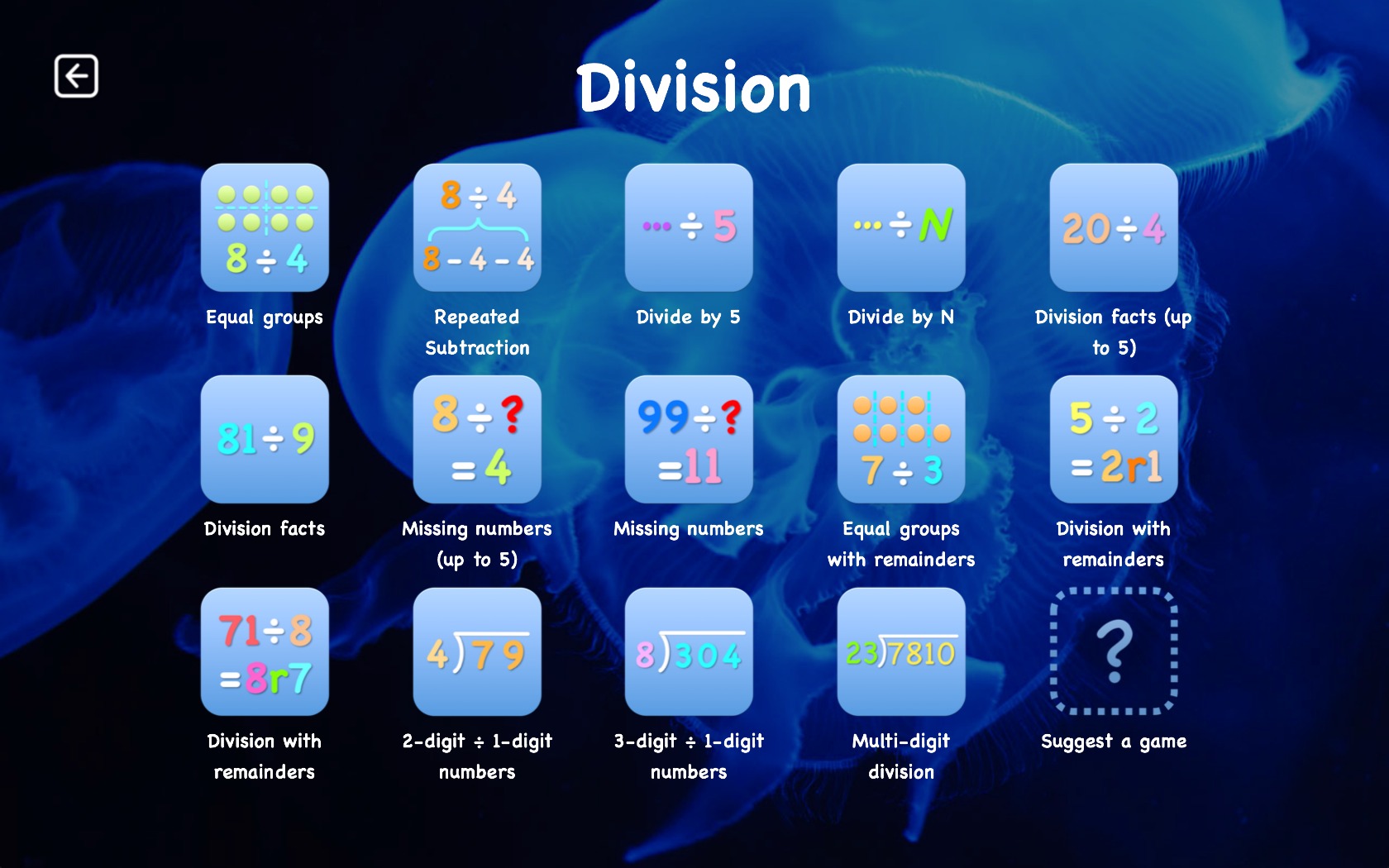 Fun Math Games Deluxe 1.2 : Division Games