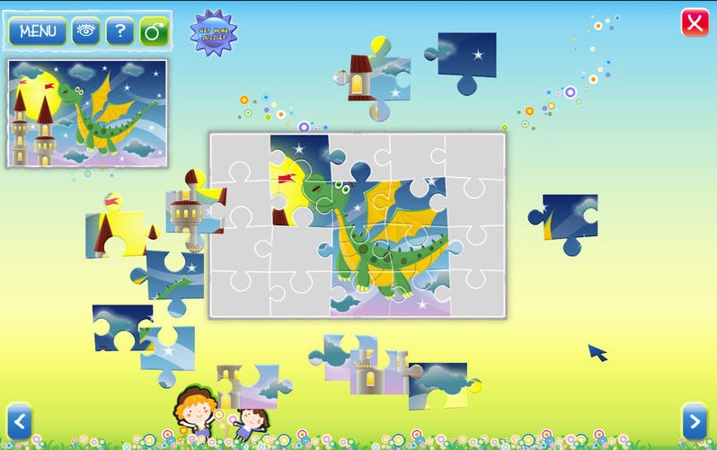 Fairy Tale Puzzle 1.0 : Game Window