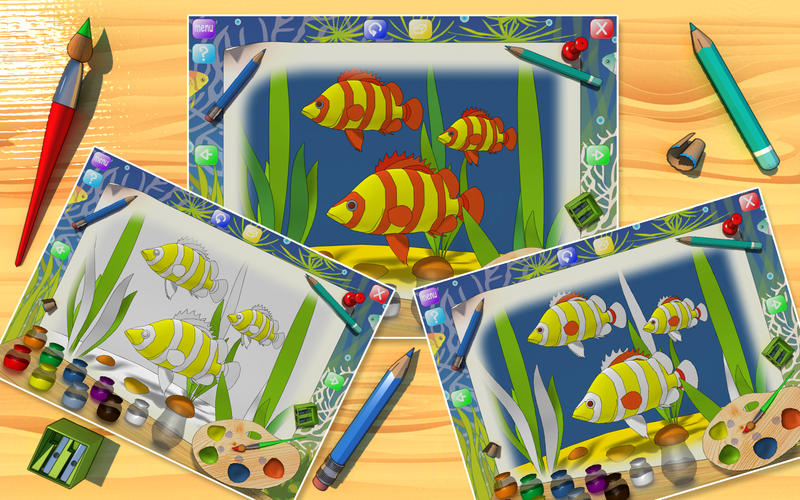 Ocean Coloring Book 1.2 : Game Window