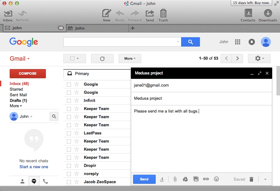 Mailplane 3.5 : Composing New Email