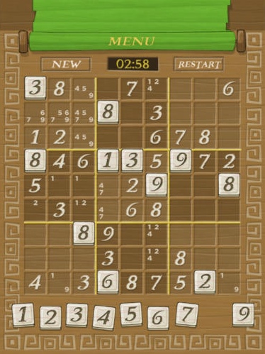 Simply Sudoku 1.0 : Main window