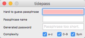 tidepass 1.3 : Complexity Options