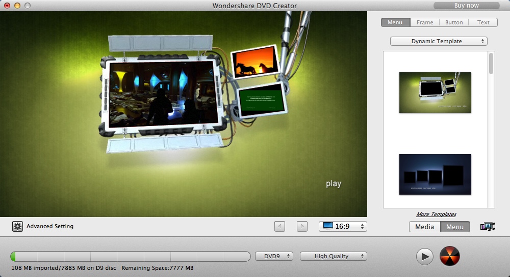 Wondershare DVD Creator 3.8 : Configuring DVD Menu Settings