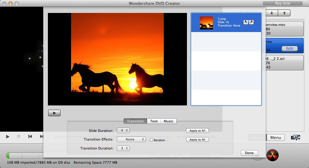 Wondershare DVD Creator 3.8 : Editing Image