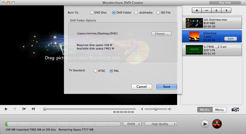 Wondershare DVD Creator 3.8 : Configuring Advanced Output Settings
