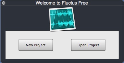 Fluctus Free 1.1 : Main window