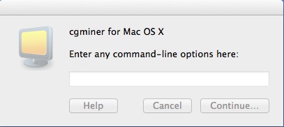 cgminer for Mac OS X 4.2 : Main window