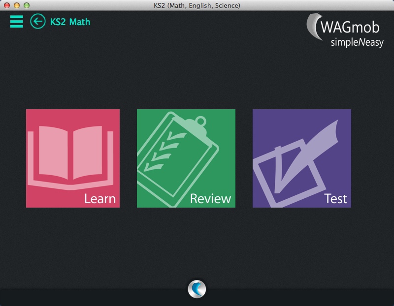 KS2 (Math, English, Science) - A simpleNeasyApp by WAGmob 1.0 : Selecting Activity Type
