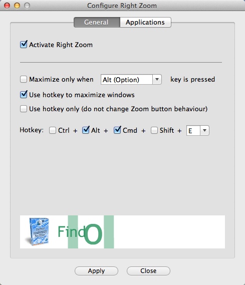 Right Zoom 1.8 : Activated Right Zoom Option