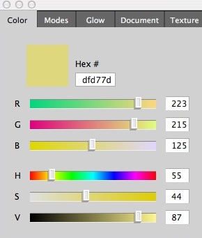 Hexels 1.2 : Selecting Geometrical Shape Color