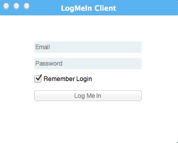 LogMeIn Client 1.4 : Main window