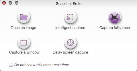 Snapshot Editor 1.2 : Main Window
