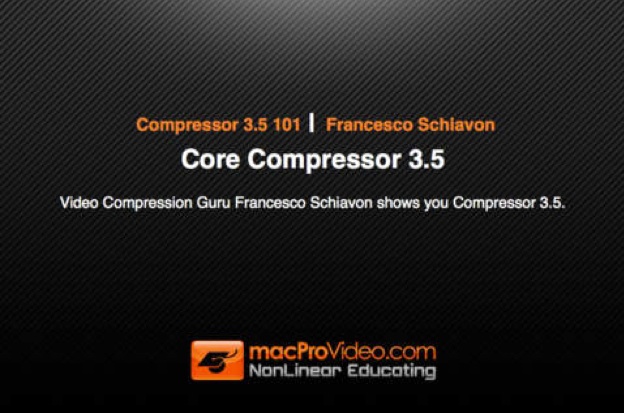 MPV's Compressor 3.5 101 Tutorials 1.2 : Main window