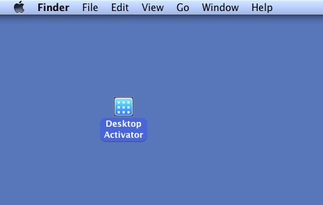 Desktop Activator 1.0 : Main window
