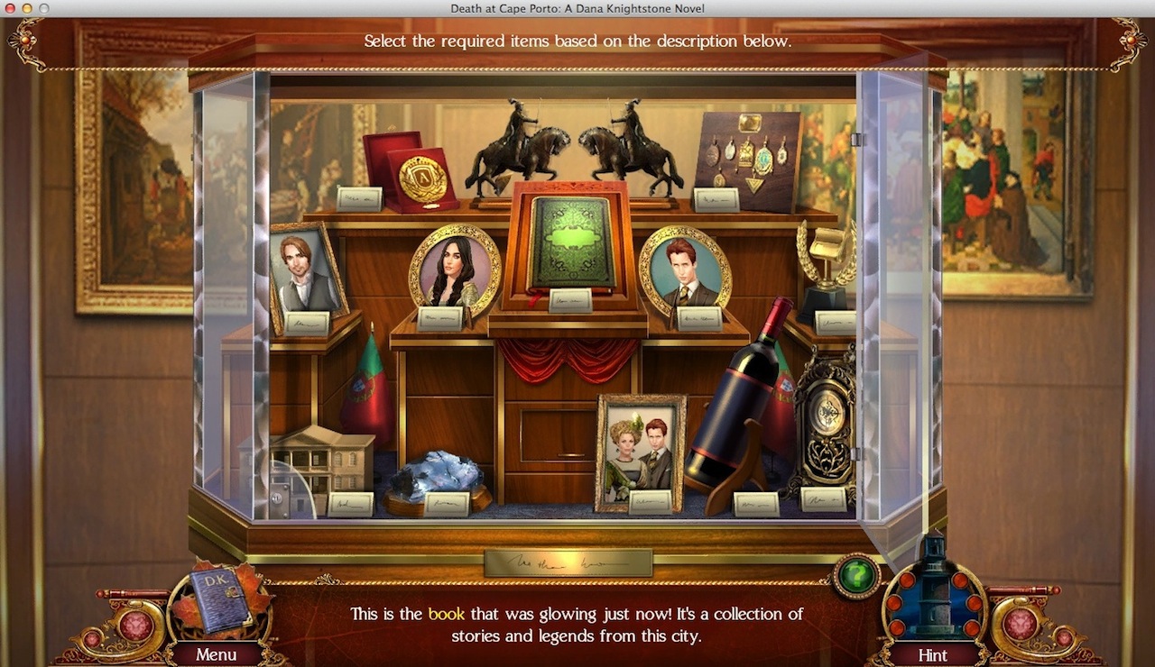 Death at Cape Porto: A Dana Knightstone Novel 2.0 : Completing Hidden Object Mini-Game