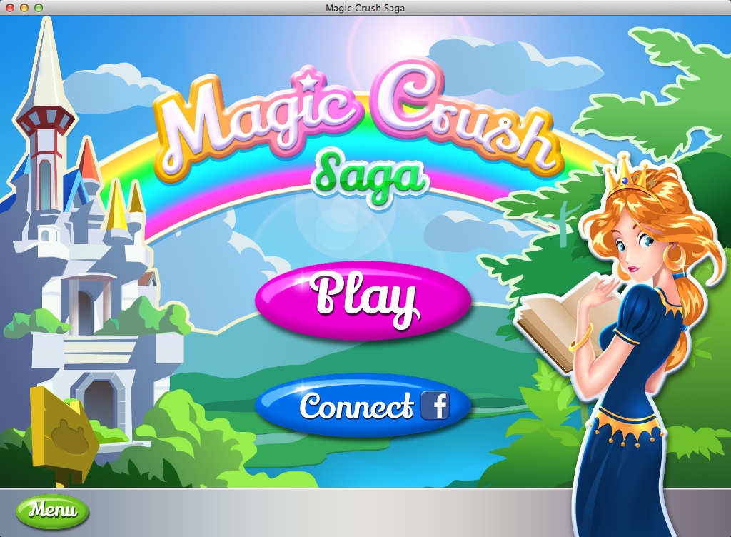 Magic Crush Saga 1.3 : Main Menu