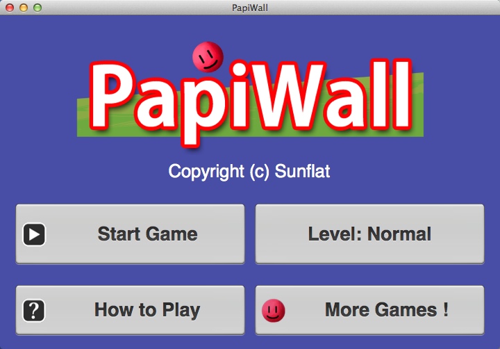 PapiWall 1.1 : Main Menu