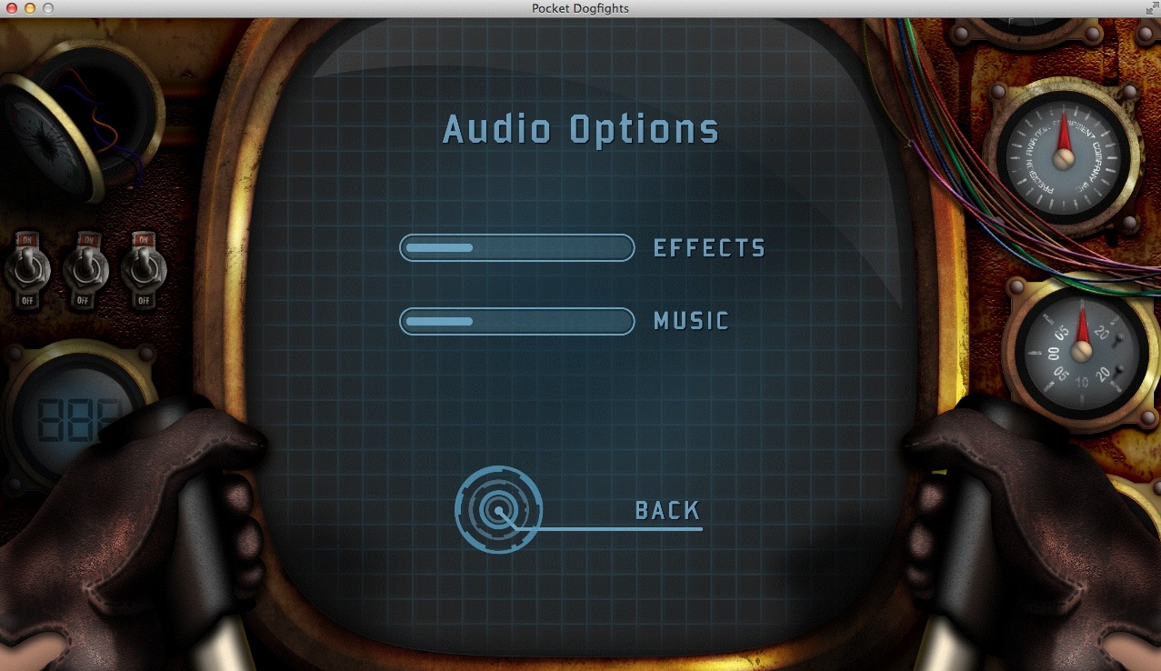 Pocket Dogfights 1.1 : Configuring Audio Settings