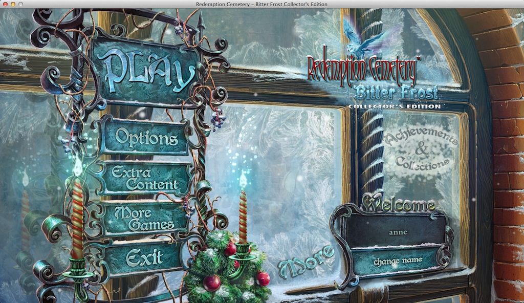 Redemption Cemetery: Bitter Frost Collector's Edition 2.0 : Main Menu