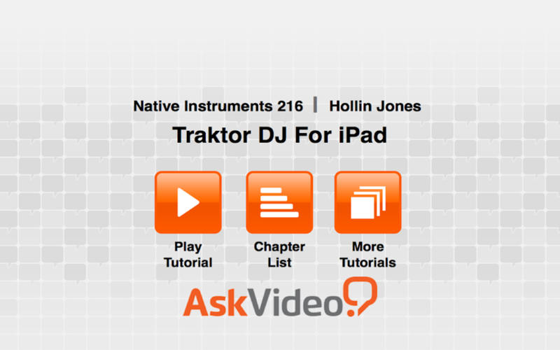 AV For Traktor DJ For iPad 1.0 : Main window
