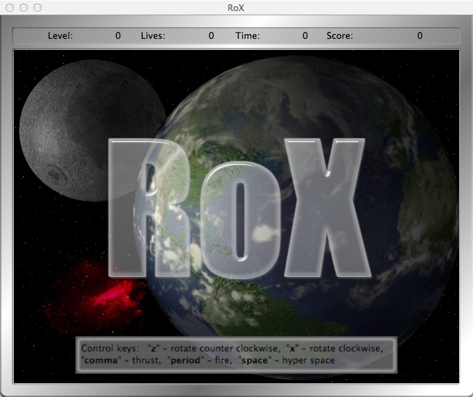 RoX 2.0 : Main window