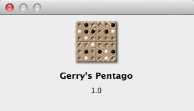 Pentago 1.0 beta : Main Window