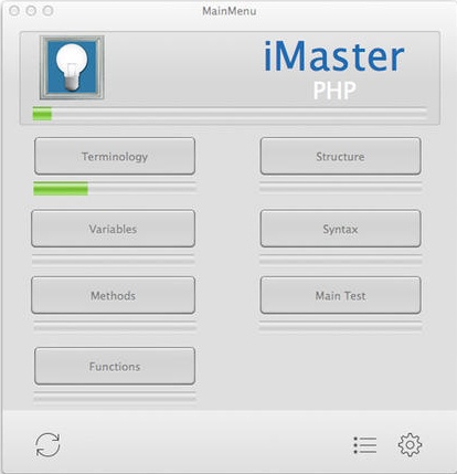 iMaster PHP 1.0 : Main window