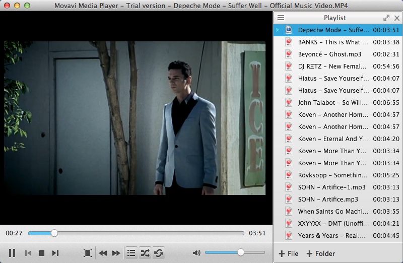 Movavi Media Player 1.1 : Watching Video