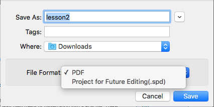 Sign PDF 3.0 : Save Options