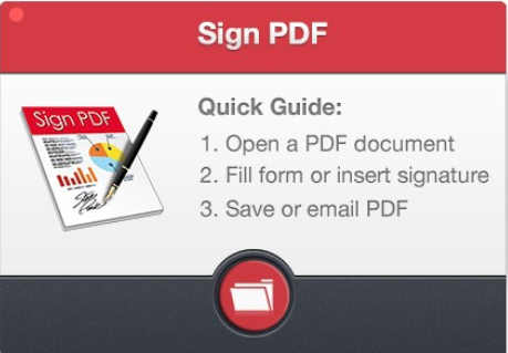Sign PDF 3.0 : Main Window