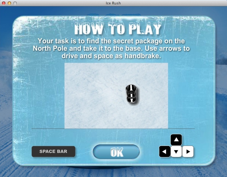 Ice Rush 1.0 : How To Play Window